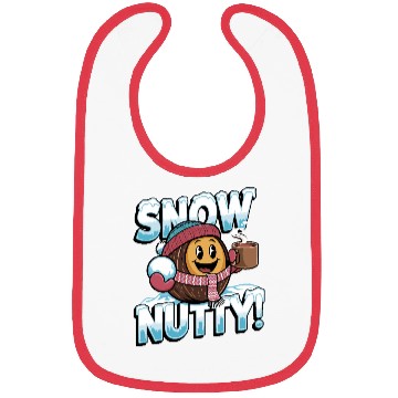 Discover Snow Nutty - Winter-Themed Coconut Character Bibs