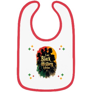 Discover iam black history liftime Bibs