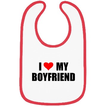 Discover I Love My Boyfriend Bibs