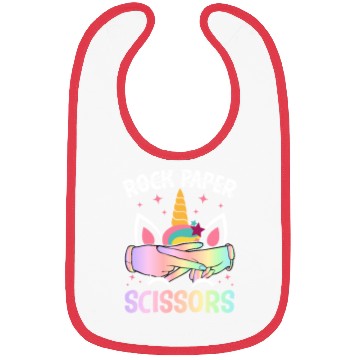 Discover Funny Lesbian Pride LGBTQ Rock Paper Scissors Bibs