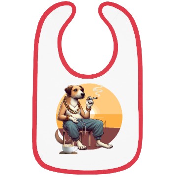 Discover The Gangster Dog Bibs