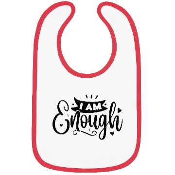 Discover I Am Enough Bibs