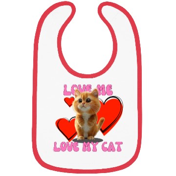 Discover Orange cat 08 Bibs