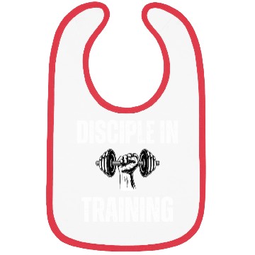 Discover Disciple in training dumbbell Christian Bibs