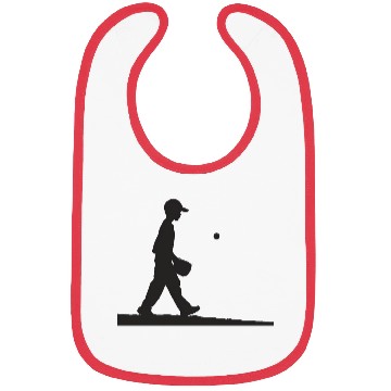 Discover Baseball Player Black And White Bibs