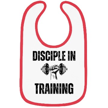 Discover Disciple in training dumbbell Christian Bibs