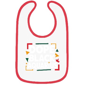 Discover Dope Black Aquarius Bibs