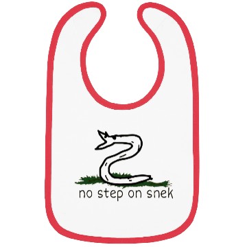 Discover No Step On Snek Bibs