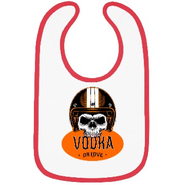 Discover v is for vodka valentines VODKA RIDER Bibs
