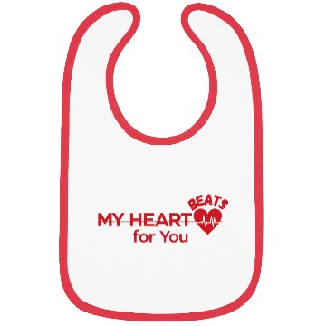Discover My heart beats for you Bibs