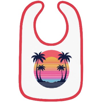 Discover Futuristic Sunset Bibs
