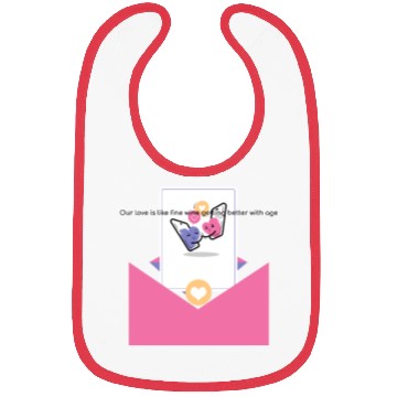 Discover Getting Better with Age Valentine Day Bibs