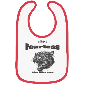 Discover Strong And Fearless Bibs