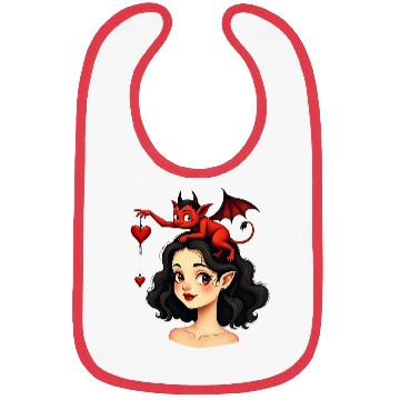 Discover Love devil Bibs