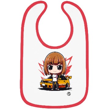 Discover Chibi JDM Sport Car – Japan Style Bibs