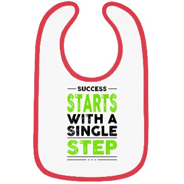 Discover Success starts with a single step Bibs