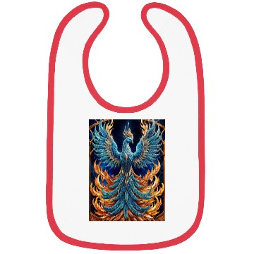 Discover Flying Blue Phoenix Bibs