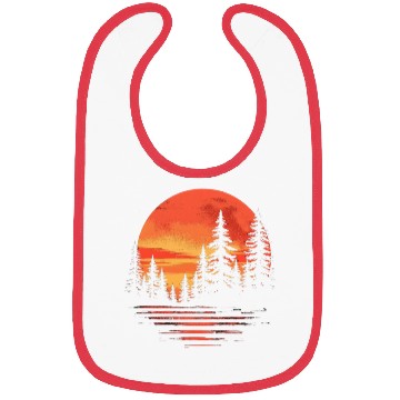 Discover Serene Forest Sunset Bibs