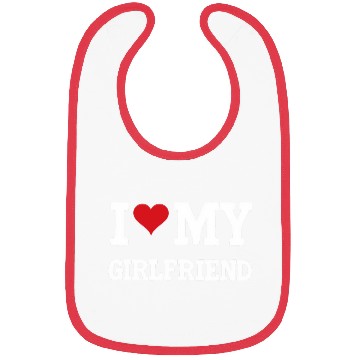 Discover Modern Trendy I Love My Girlfriend Bibs