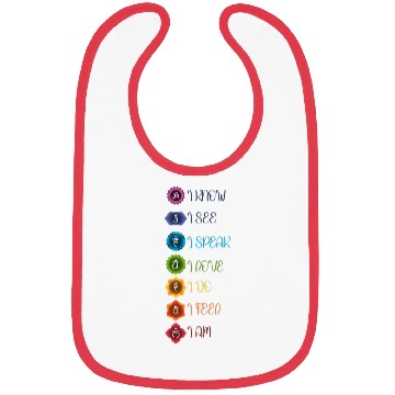 Discover Chakra Meditation Mandala Design Bibs