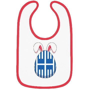 Discover Bunny Rabbit Greece Flag Greek Flag Bibs