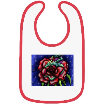 Discover Dragon Sleeping On Rose Bibs
