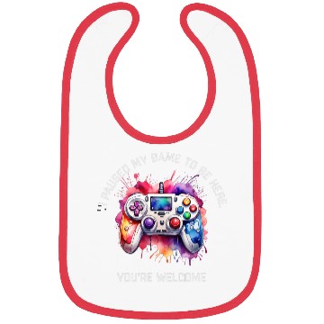 Discover I Paused My Game To Be Here Bibs