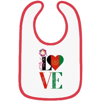 Discover Kabul Store Love Afghanistan Bibs