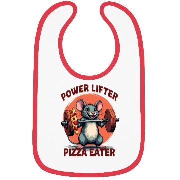 Discover Power Lifter Pizza Eater Bibs