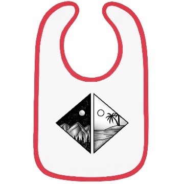 Discover Day and Night Bibs