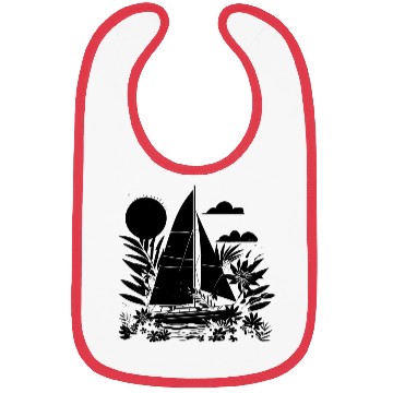 Discover Cartoon Sailing Bibs