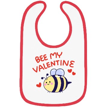 Discover Bee my Valentine Bibs