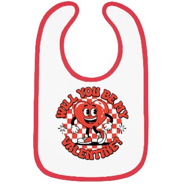 Discover Will You Be My Valentine? Bibs
