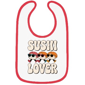 Discover Sushi Lover Asian Food Gift Bibs