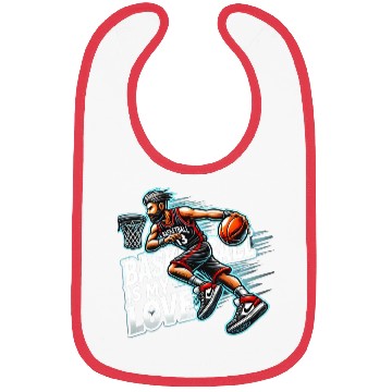 Discover Basketball Love Bibs