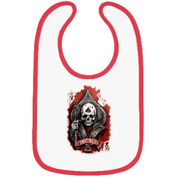 Discover Ace of Spades Bibs