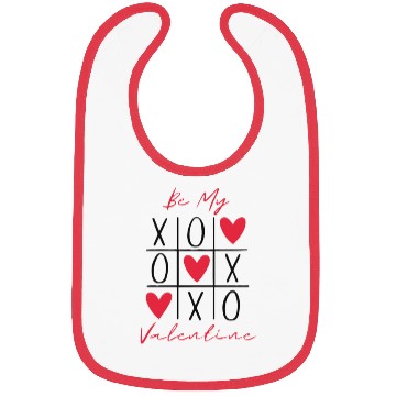 Discover Be My Valentine Tic Tac Toe Bibs