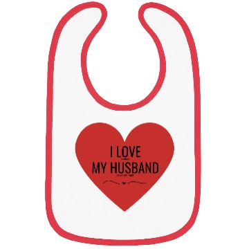 Discover I Love My Husband Bibs