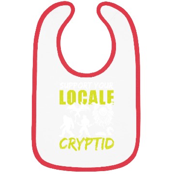 Discover UFO Fantasy Cryptid Support Your Locale Cryptid Bibs