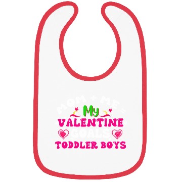 Discover Mom Me Valentine Goals Toddler Boys Bibs