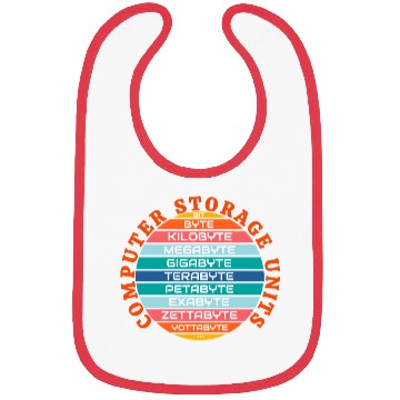 Discover Computer Data Storage Measurement Unit Bibs