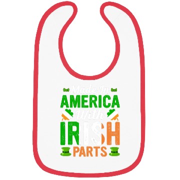 Discover Made in America with Irish Parts St. Patrick's day Bibs