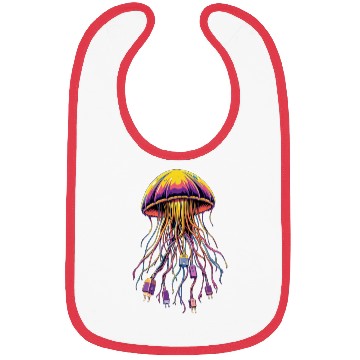 Discover Electric Jellyfish Bibs