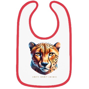 Discover Aries Spirit Animal Cheetah Bibs