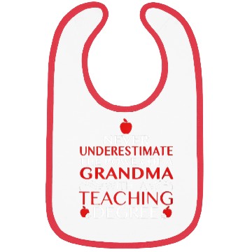 Discover Grandma Teacher Bibs