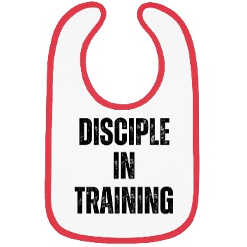 Discover Disciple in training barbell Christian Bibs