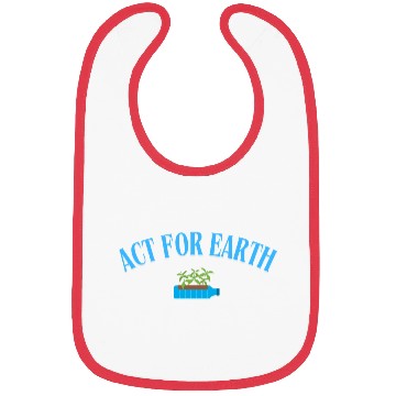 Discover Act for earth sustainability Bibs