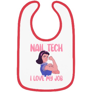 Discover Nail Tech I Love My Job Nail Technician Nail Bibs