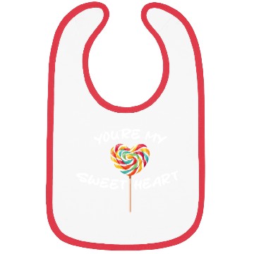 Discover Sweetheart Rainbow Lollipop Valentine's Day Lolli Bibs