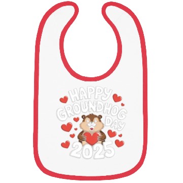 Discover Happy Groundhog Day Bibs